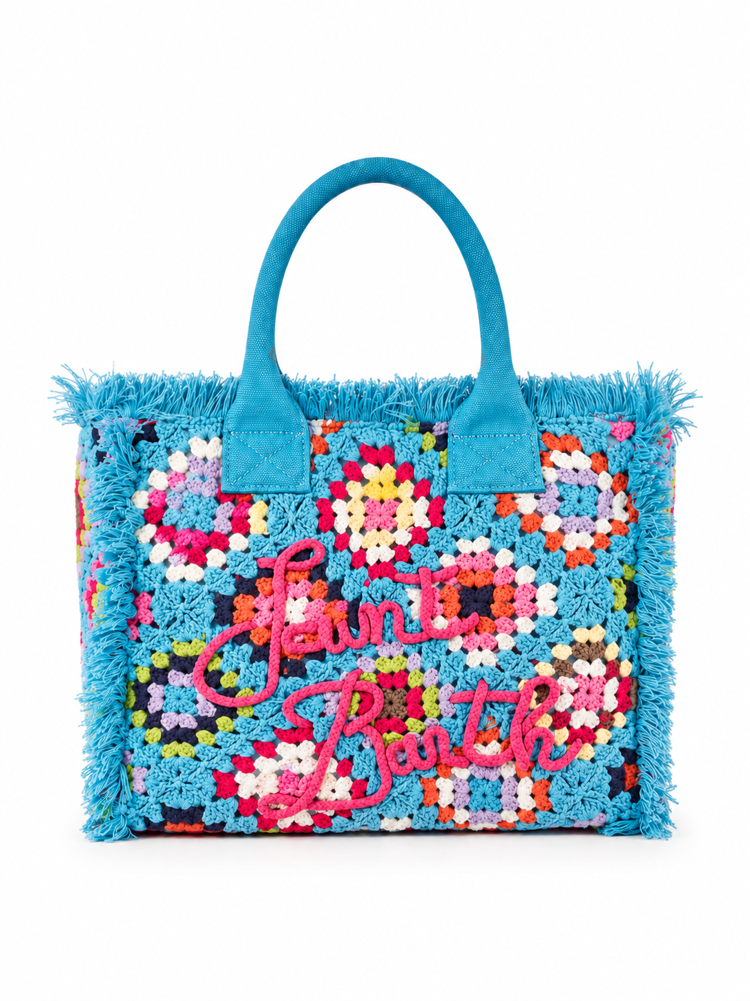 SAINT BARTH MC2 LARGE VANITY CROCHET BAG
