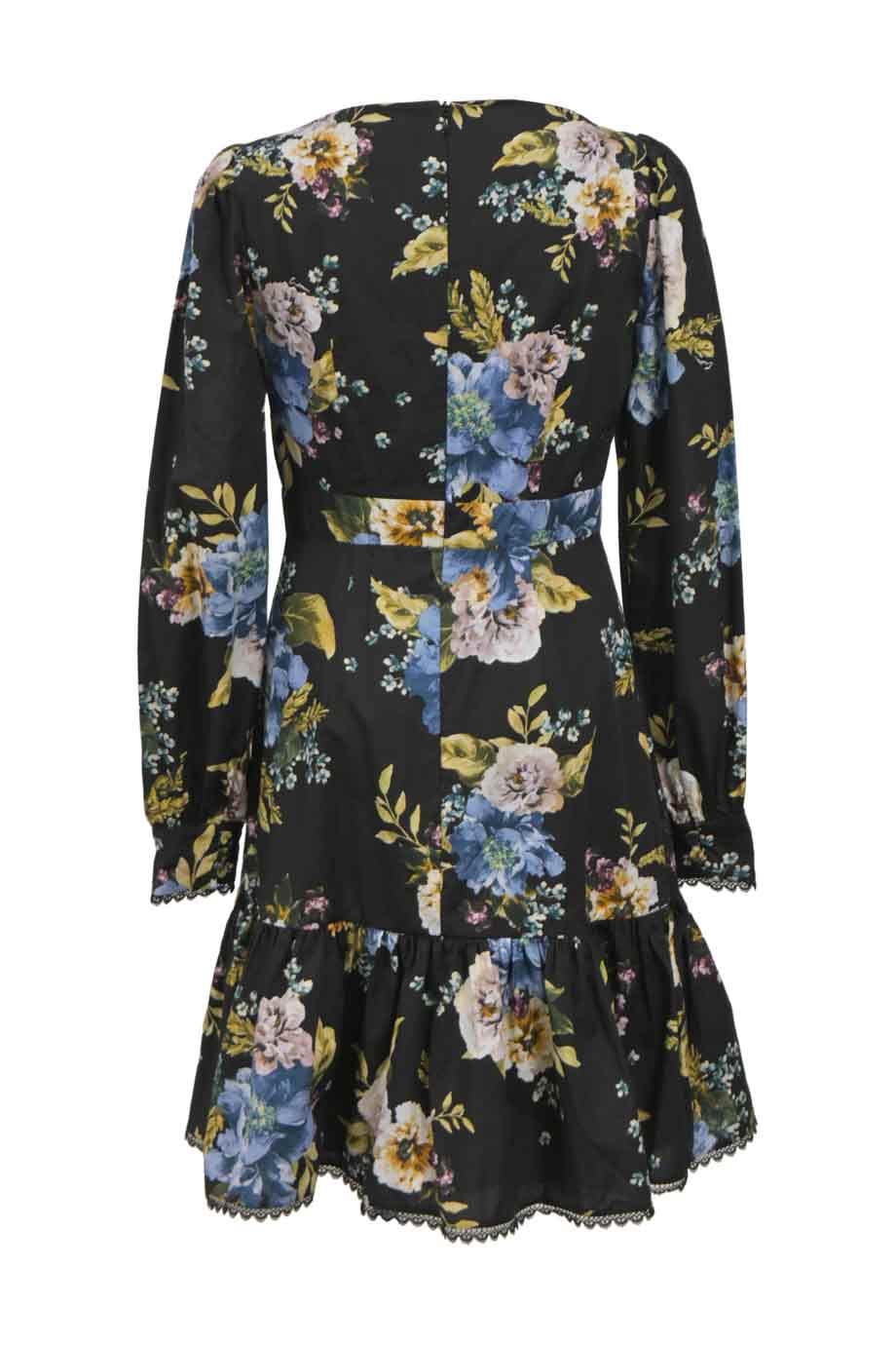 ERDEM RYDAL DRESS CARNATION BOUQUET