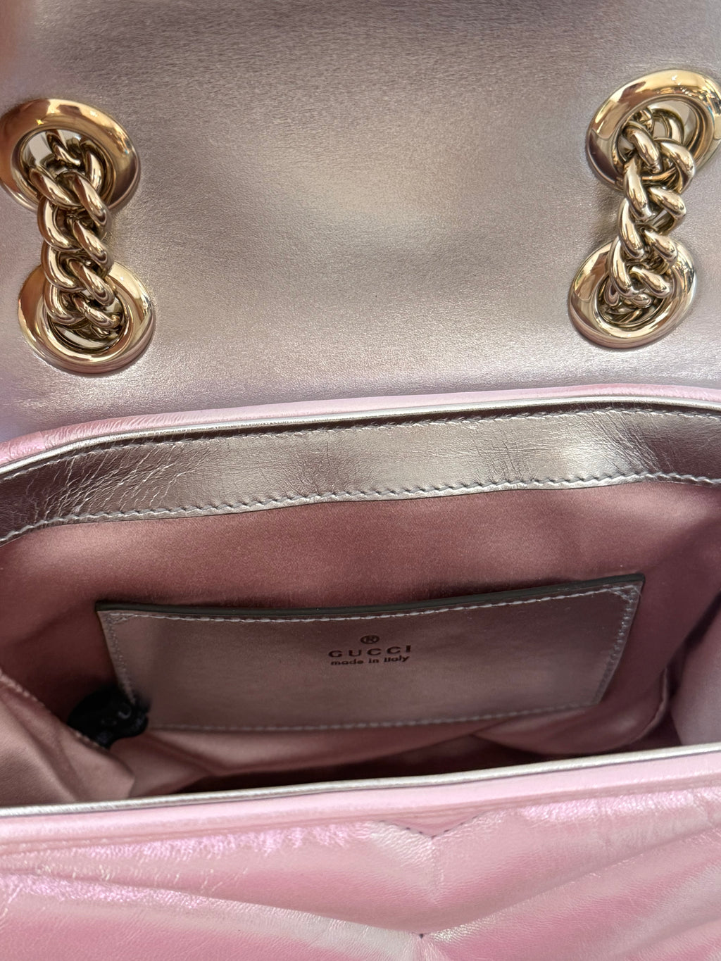 GUCCI GG MARMONT MINI IRIDESCENT