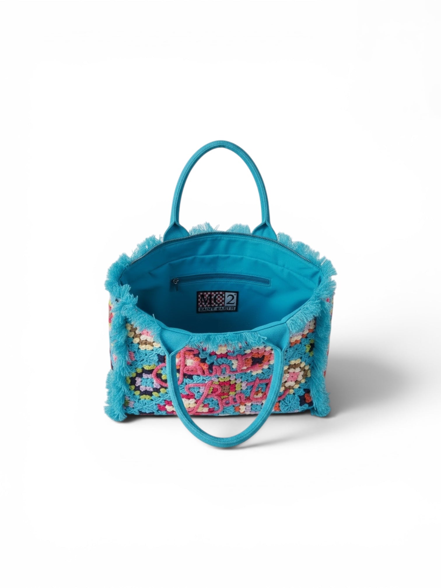 SAINT BARTH MC2 LARGE VANITY CROCHET BAG