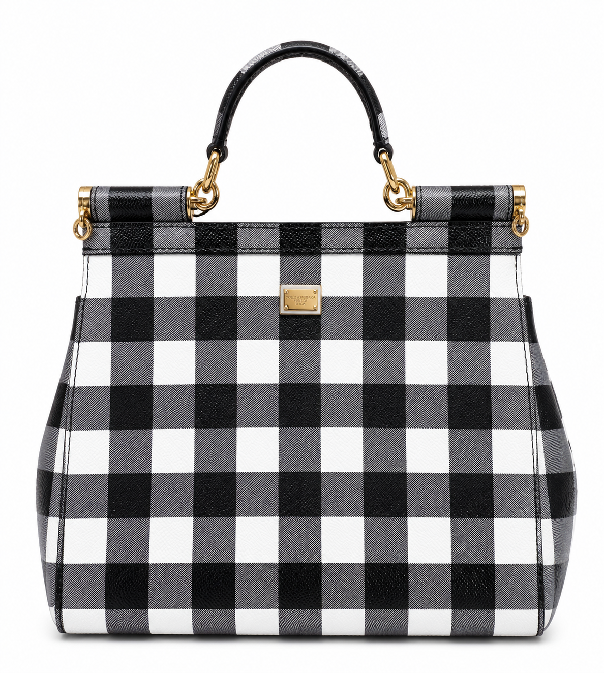 DOLCE & GABBANA SICILY CHECKER BAG
