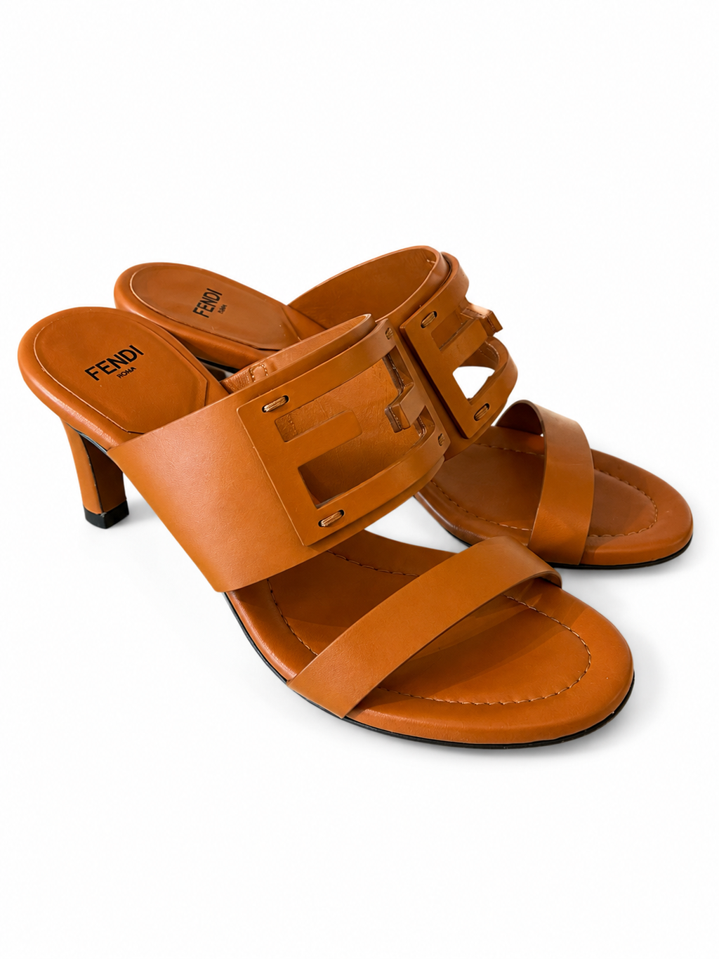 FENDI FF LOGO MULES
