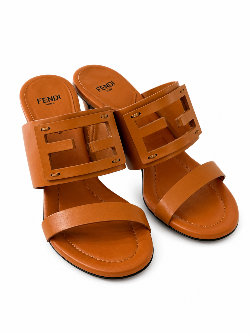 FENDI FF LOGO MULES