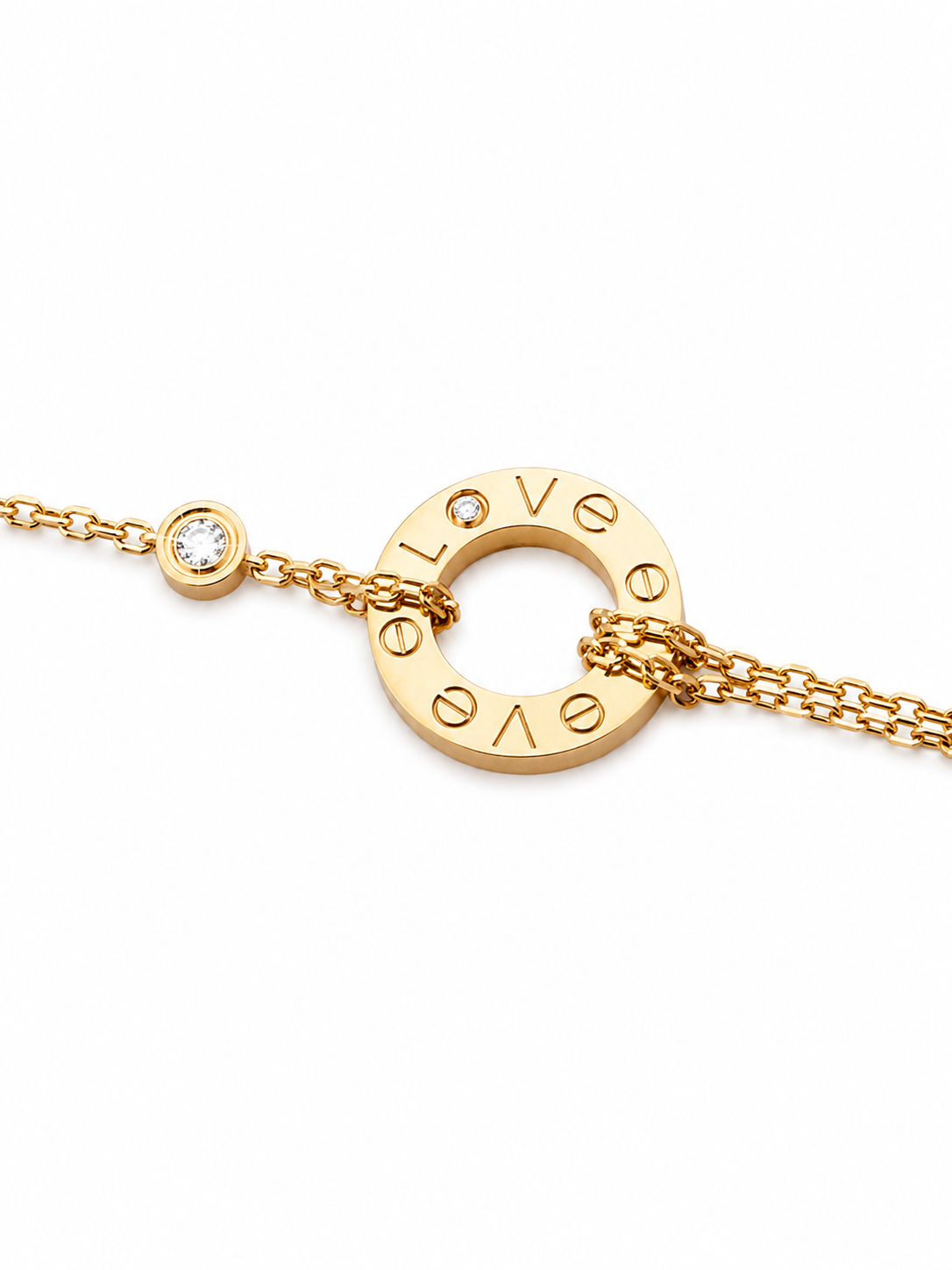 CARTIER LOVE BRACELET ON CHAIN