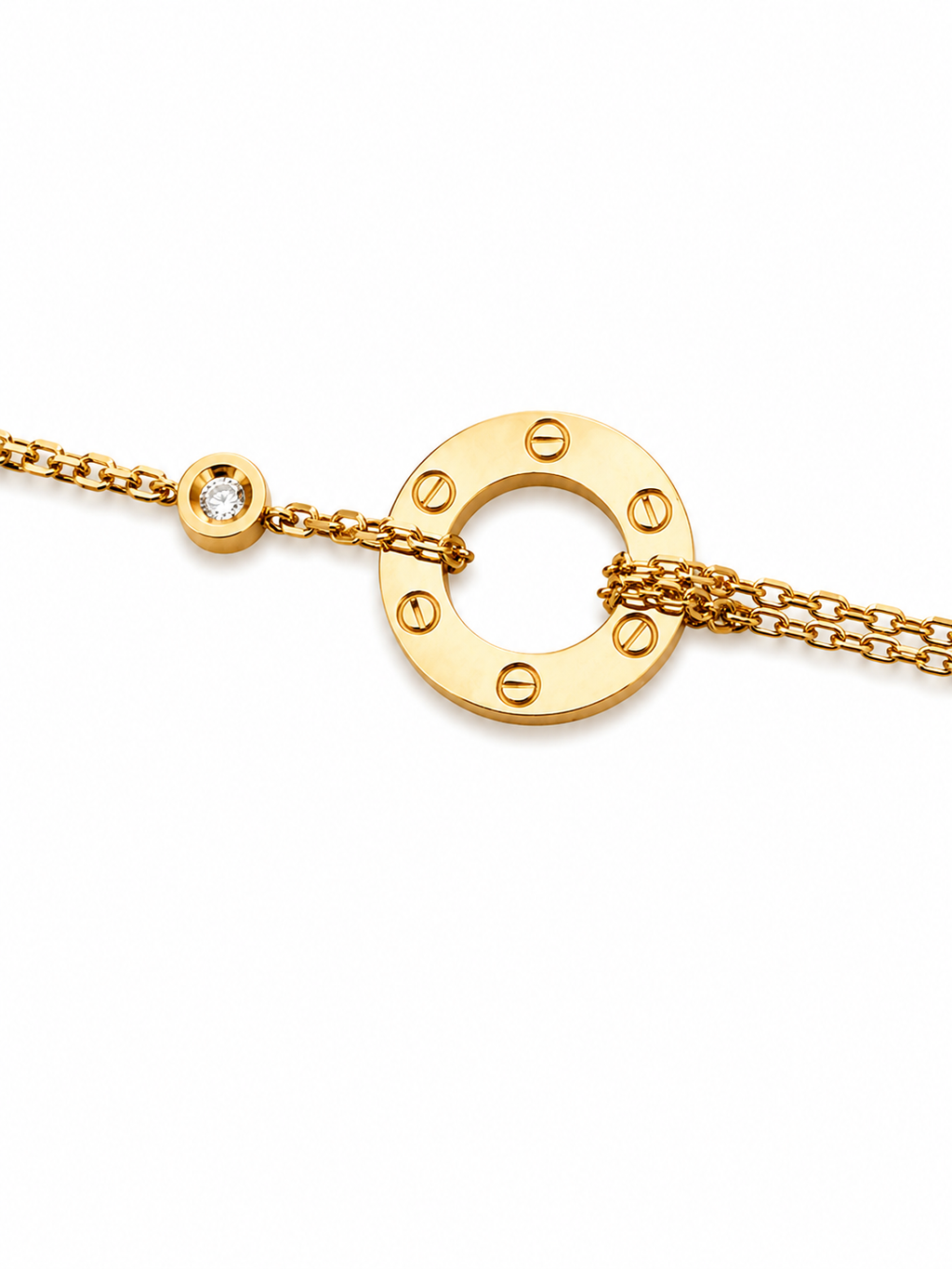 CARTIER LOVE BRACELET ON CHAIN