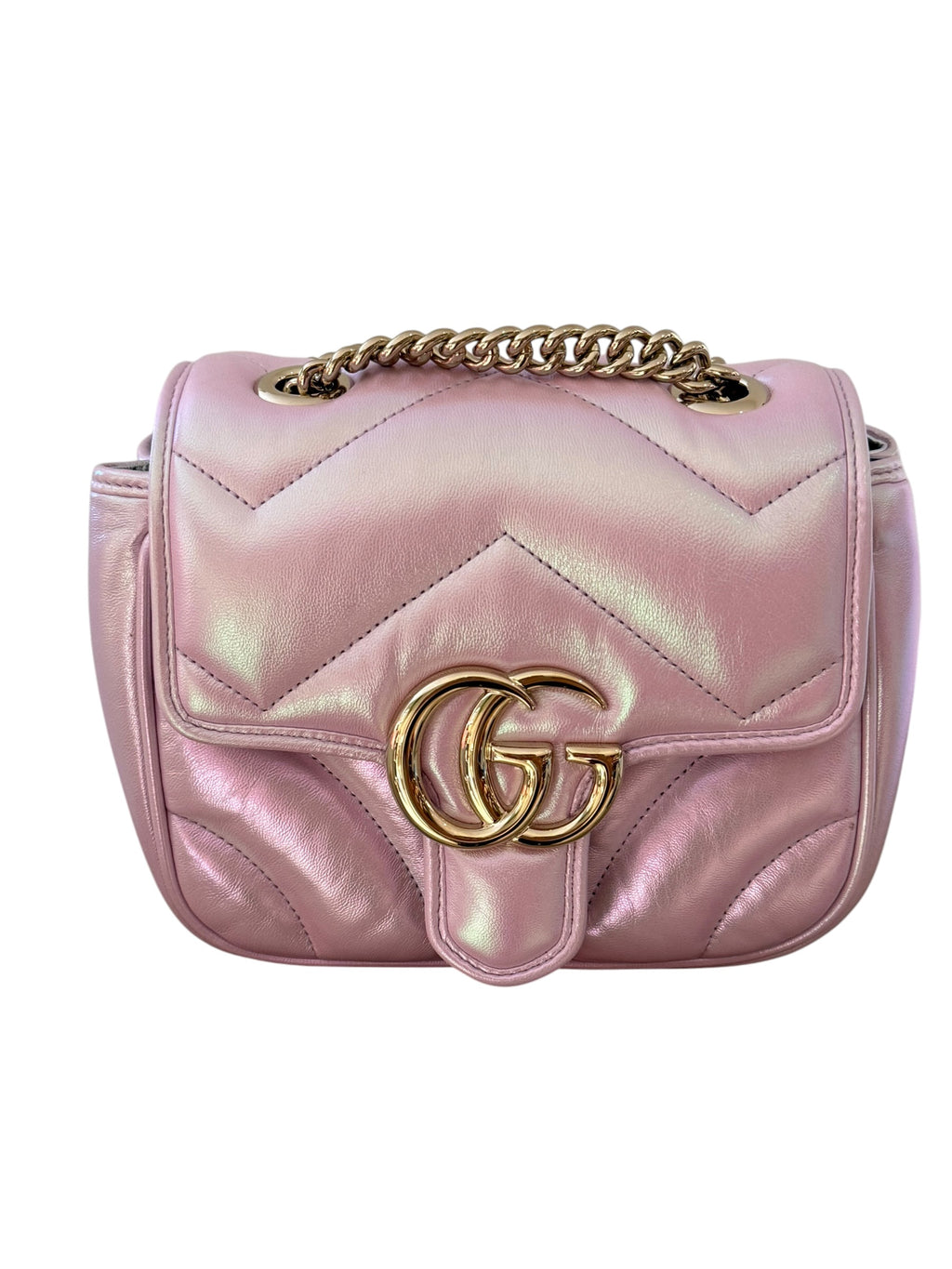 GUCCI GG MARMONT MINI IRIDESCENT