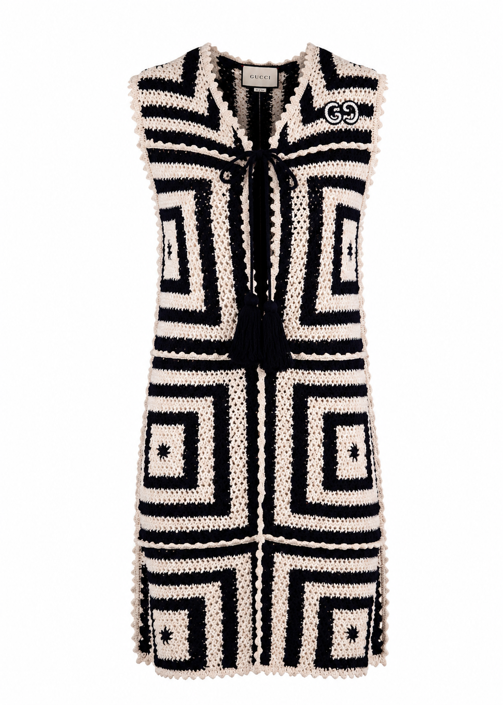 GUCCI CROCHET KNIT DRESS