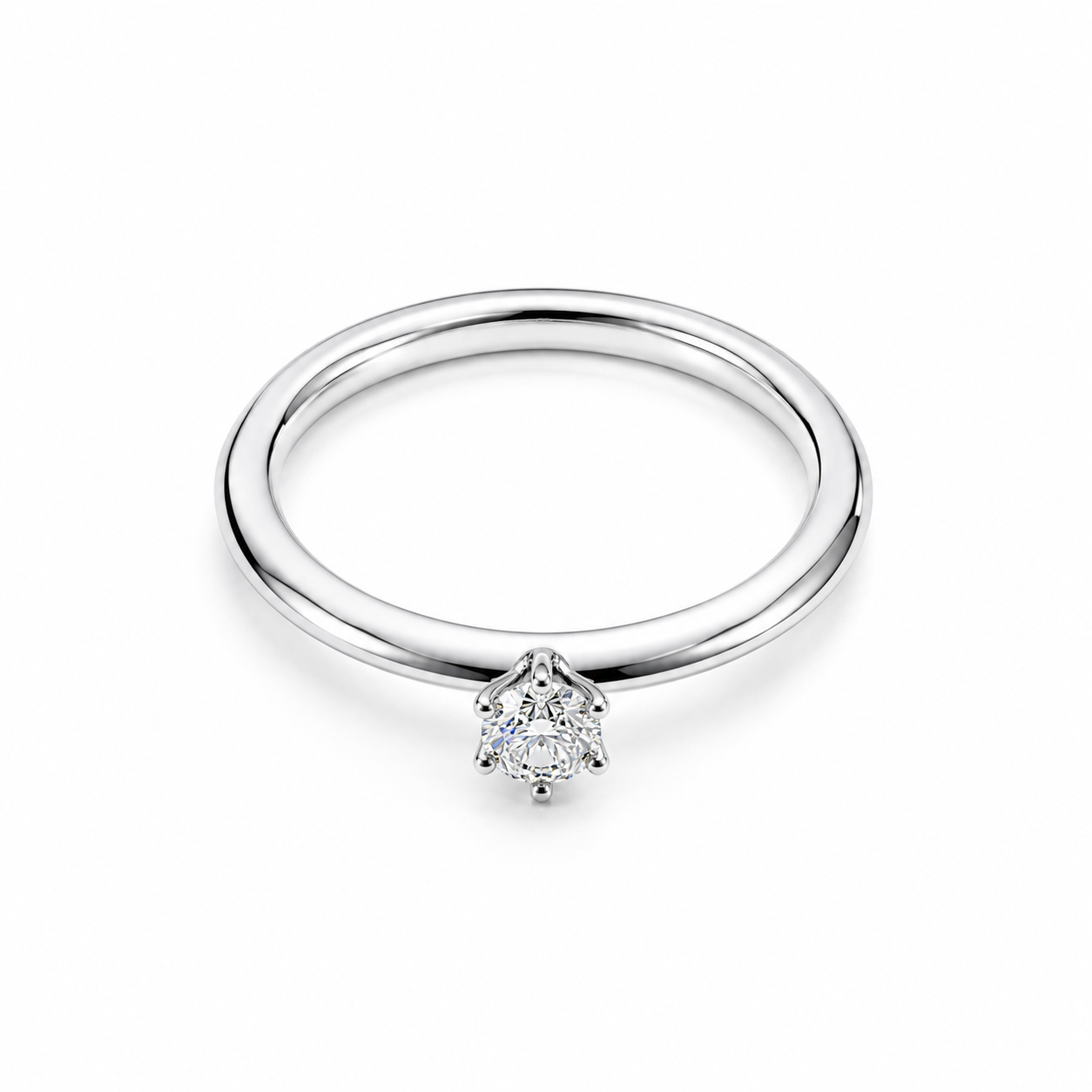 TIFFANY & CO. THE TIFFANY SETTING® PLATIN SOLITAIRE